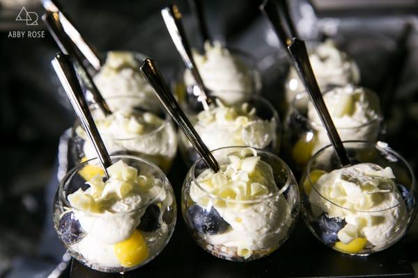 Lemon Blueberry Mousse Fishbowls