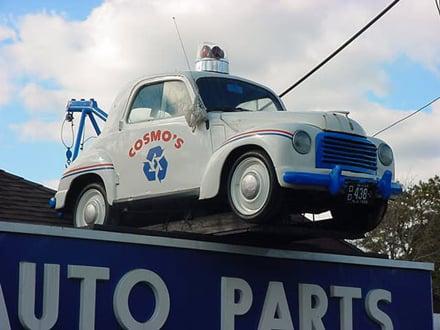 Stop in an See our 1950 Fiat Coupe which has been a Route 9 Land Mark since 1960