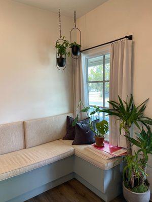 Waiting area at Healing Corner Acupuncture