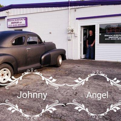 Johnny-Angel went on his maiden voyage tonight.   He is a 1948 Chevrolet Coupe that was brought back from the dead right here...