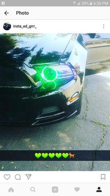 2014 Ford Mustang Headlight Halo