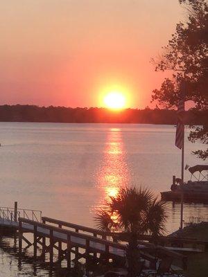 Sunset over Lake Murray