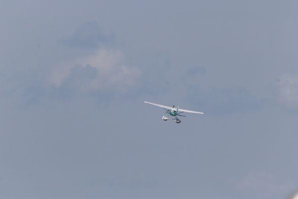 Seaplane in air