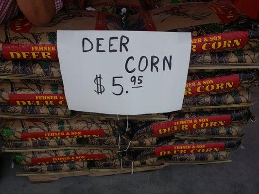 50 lb bags of Deer Corn