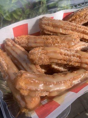 MINI CHURROS WITH CAJETA / CARAMEL DRIZZLE