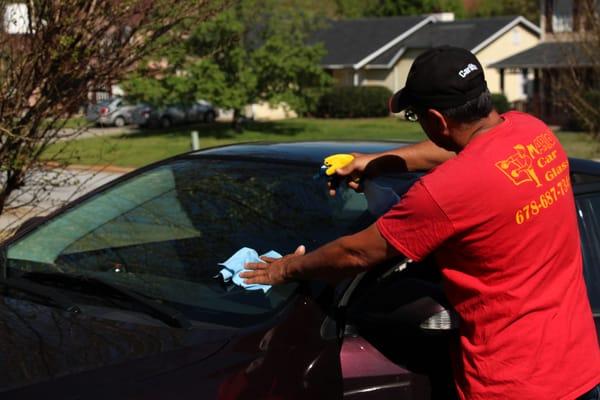 Mario's Car Glass