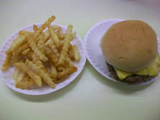 Burger & Fries $3.