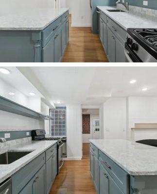 110 Summit Avenue, Jersey City, NJ
bespoke cabinets with matching granite countertops, design/build