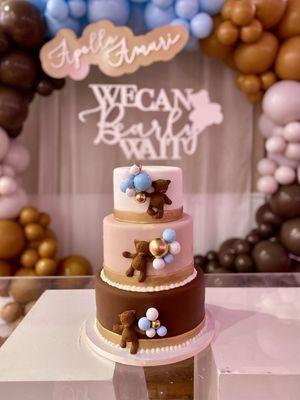 We can Bearly wait, Baby Shower Cake