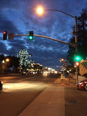 AG village at night