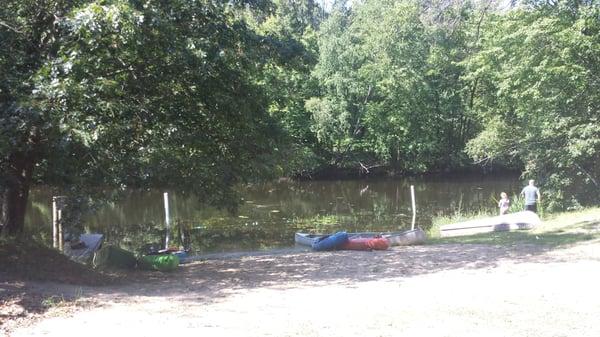 Stagnant bacteria filled/boating lake