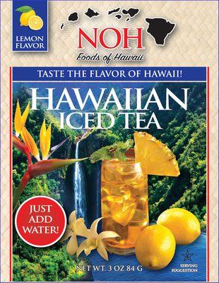 Hawaiian Iced Tea - Sweet Tea from Hawaii with a touch of lemon. Delicious and Refreshing!