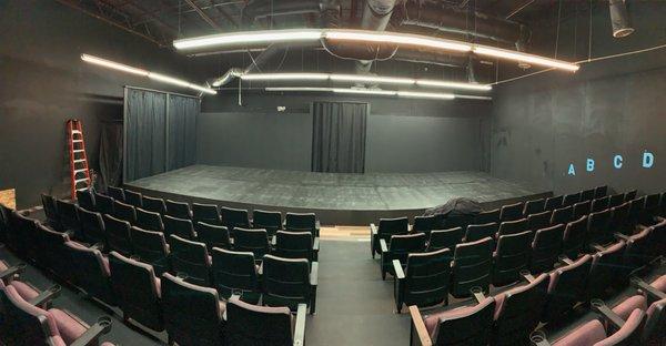 Our brand new Blackbox Theatre seats over 170 people. We will host musicals, movie nights, recitals, and masterclasses on this stage!