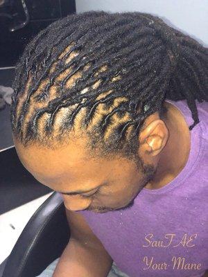 Loc Maintenance @ SauTAE Your Mane, Appts available!Call Today! #SauTAEYourMane #starterlocs