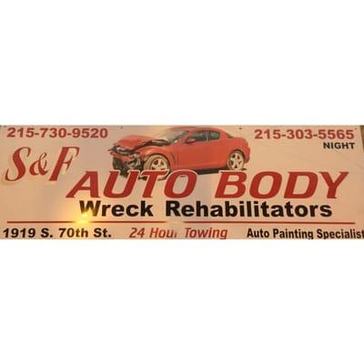 S&F AutoBody aka The Wreck Rehab is the premiere autobody/repair shop in Philadelphia! Save your DEDUCTIBLE and bring your vehicle to us.