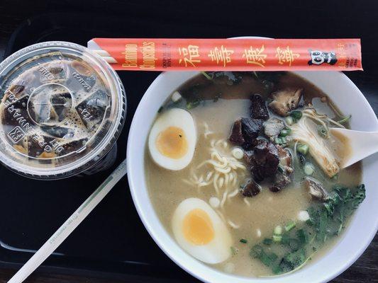 Ramen and a Vietnamese coffee