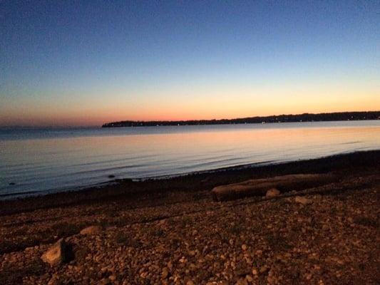 Sunset on Birch Bay Drive - directly across from Jacob's Landing