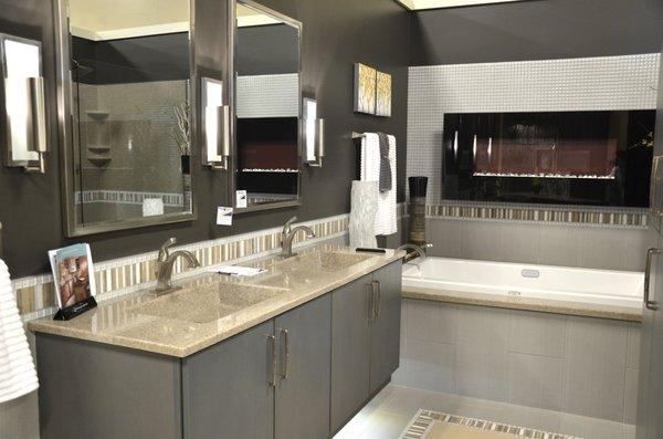 See this beautiful bathroom and many more in our 20,000 square foot showroom.