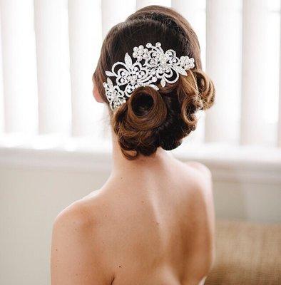 Bride updo