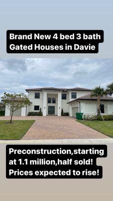 New Construction in Davie