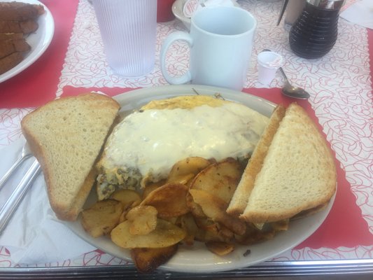 Cheesesteak Omelet