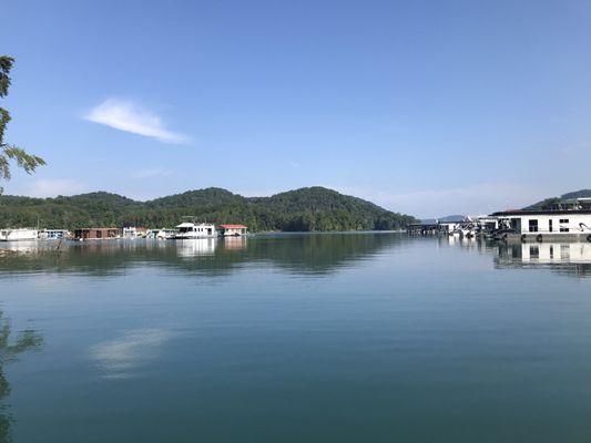 View of Norris Lake from the Hickory Star Marina