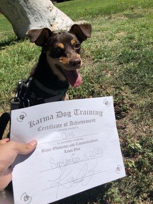 A graduate!