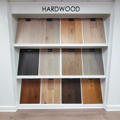 Showroom hardwood selection