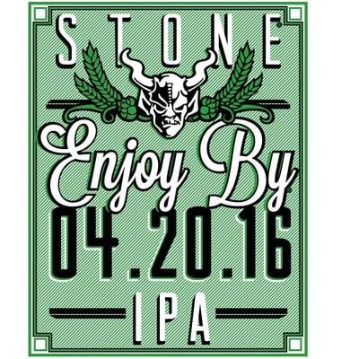 Enjoy By 04.20.16 IPA from Stone Brewery is still available!