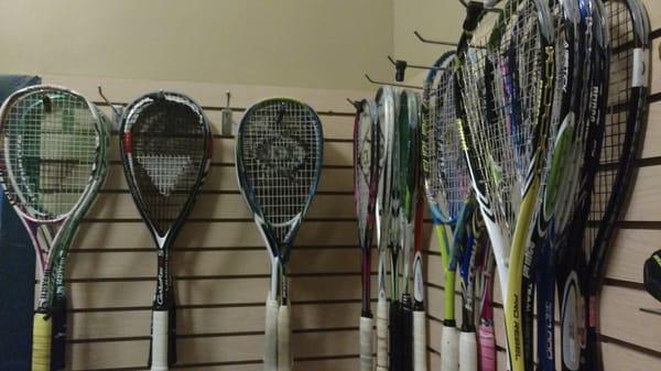 Pick a racquet and try the best fit for your game.