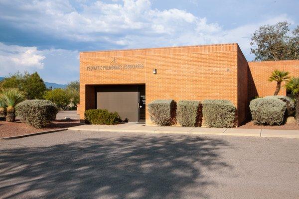 Our office is easy to find in Tucson Medical park and has curbside front door access.