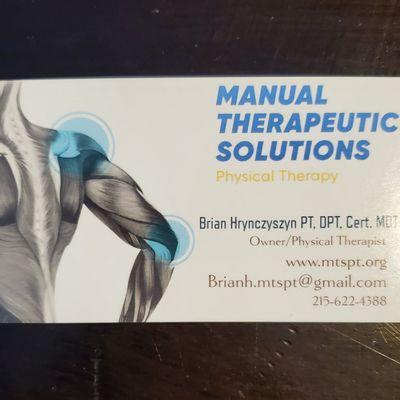 Manual Therapeutic Solutions Physical Therapy