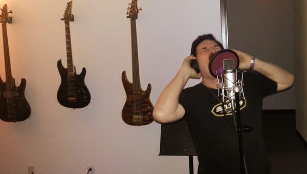 Bobby Kimball from Toto Powering some vocal tracks at Chase Music Studio