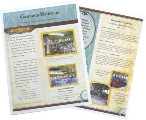 We print beautiful full-color newsletters and flyers!