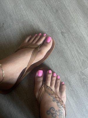 pink pedi