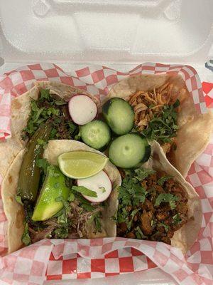 Al Pastor, Asada, Pollo & Carnitas