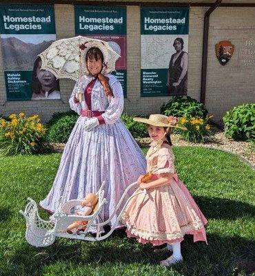 Girls day dress and ladies summer sheer gown