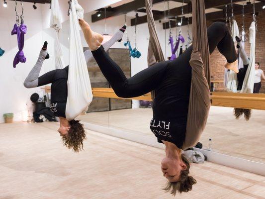 Aerial Yoga at Soul Flyte in Nyack