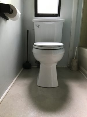 New Toilet Install.