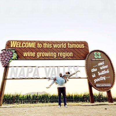 Napa Valley Welcome Sign