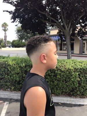 Kids taper fade