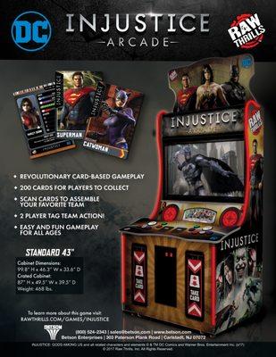 Injustice Arcade by DC and Raw Thrills