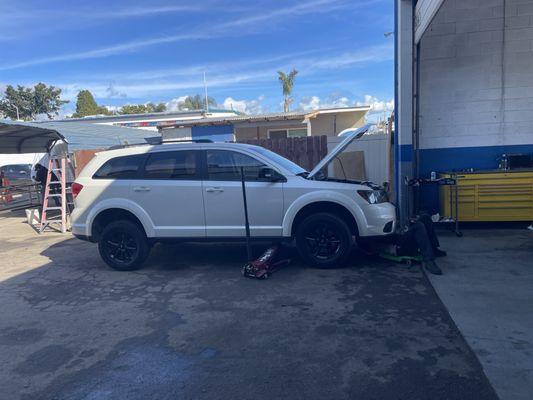 Having some work done by "the best" in Auto repair in Santa Maria!