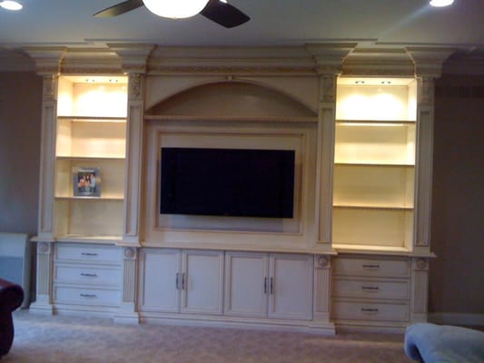 Custom wall unit