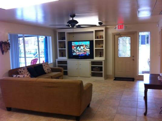 Our clubhouse was just remodeled last year for our residents to enjoy so stop by for a cup of coffee on us soon.