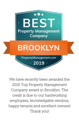 2019 - Top Property Management Company in Brooklyn