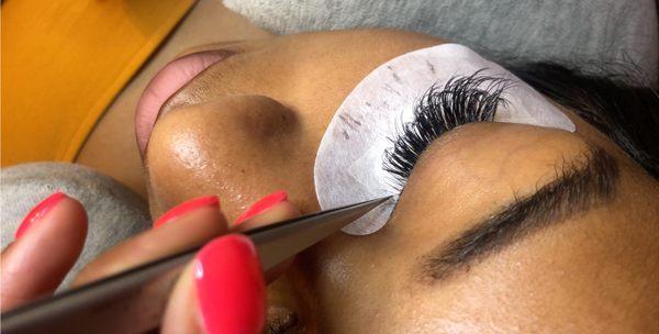 I make sure that clients remain with healthy lashes