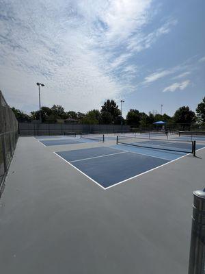 Two tennis & six pickleball courts!