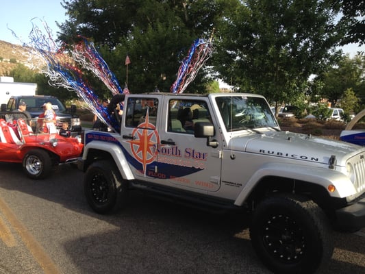 Local Restoration Company in a local parade.