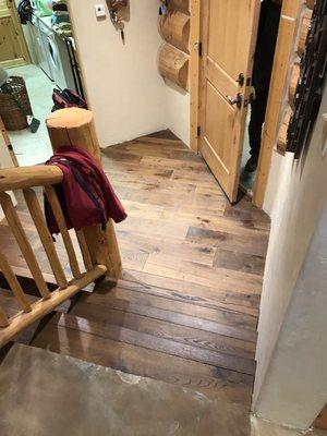 Hardwood install